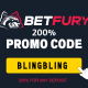 BetFury Promo Code "BLINGBLING"